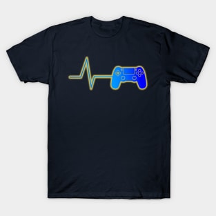 Gamer Heartbeat Geek T-Shirt